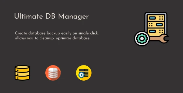 Ultimate DB Manager – WordPress Database Backup, Cleanup &amp; Optimize Plugin