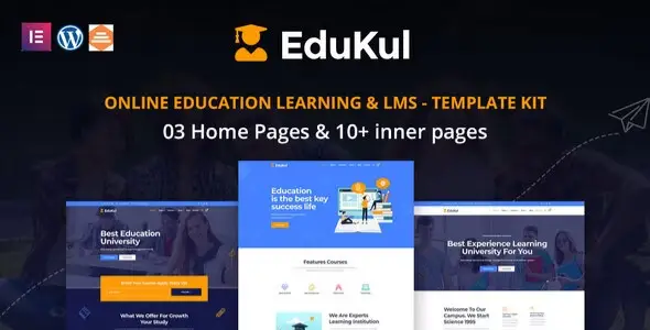 Edukul – Online Learning &amp; Education Template Kit