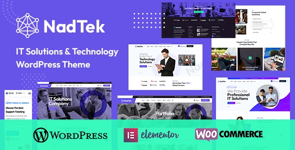 NadTek – IT Solutions &amp; Technology WordPress Theme
