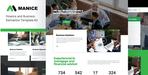 Manice – Elementor Business Template Kit