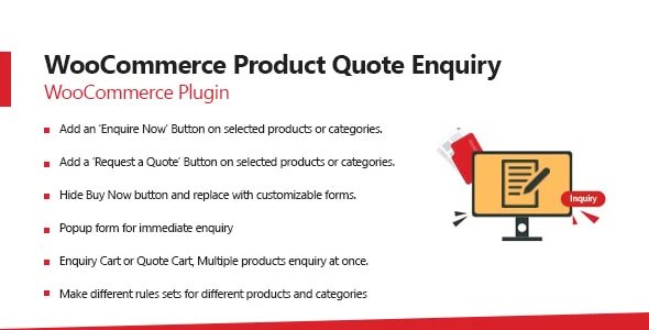 WooCommerce Product Inquiry &amp; WooCommerce Request a Quote Plugin