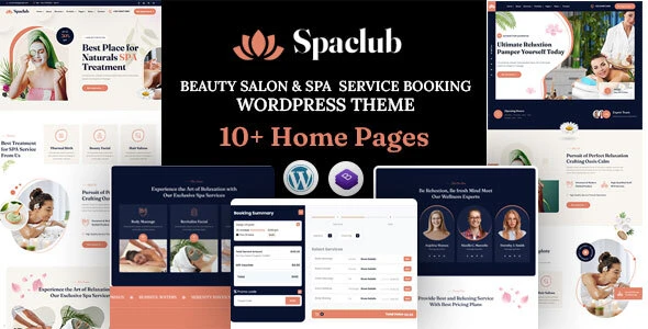 Spaclub – Beauty Salon &amp; Spa Service Booking WordPress Theme