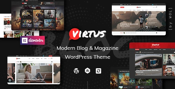 Virtus – Modern Blog &amp; Magazine WordPress Theme