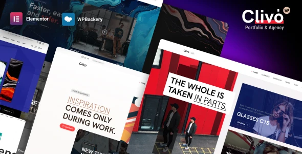 Clivo – Portfolio &amp; Agency WordPress Theme