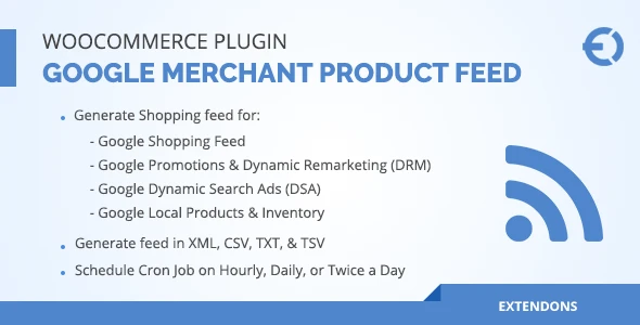 WooCommerce Google Merchant Product Feed Plugin – DRM, DSA &amp; More
