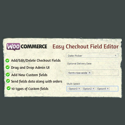 WooCommerce Easy Checkout Field Editor, Fees &amp; Discounts