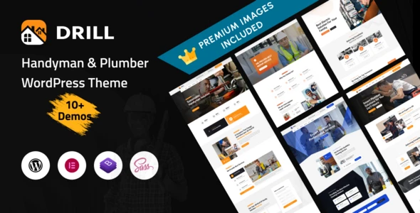 Drill – Handyman &amp; Plumber Services WordPress Theme
