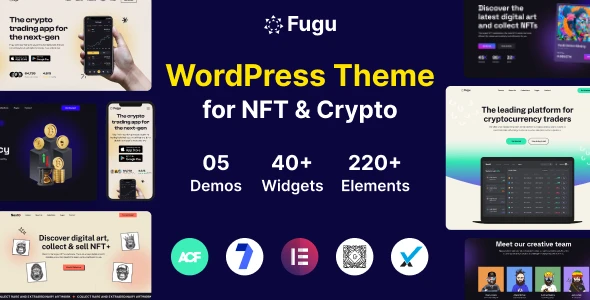 Fugu – NFT &amp; Crypto WordPress Theme