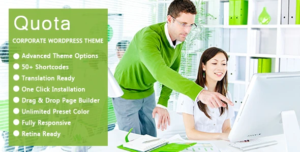 Quota – Business &amp; Corporate Responsive WordPress Theme