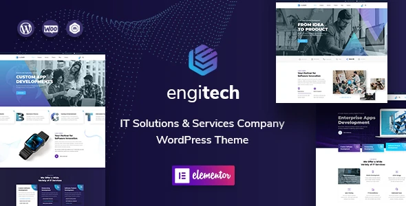 Engitech – IT Solutions &amp; Services WordPress Theme