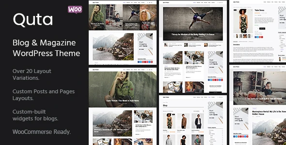 Quta – A WordPress Blog &amp; Shop Theme