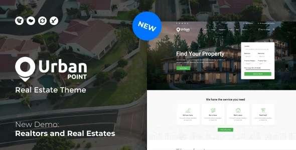 UrbanPoint – House Selling &amp; Rental WordPress Theme
