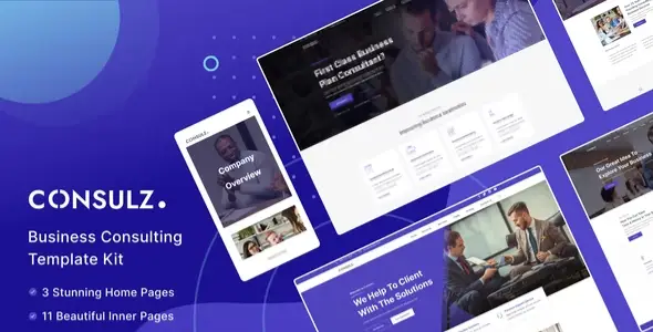 Consulz – Elementor Template Kit for Consulting Firms
