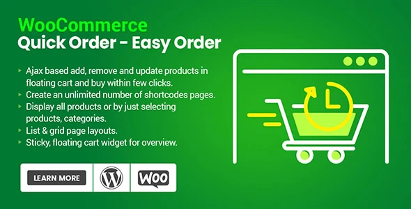 WooCommerce Quick Order Plugin – Bulk &amp; Fast Product Ordering