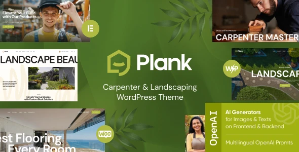 Plank – Carpenter &amp; Landscaping WordPress Theme
