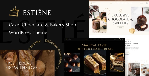 Estiene – Sweets &amp; Bakery WordPress Theme