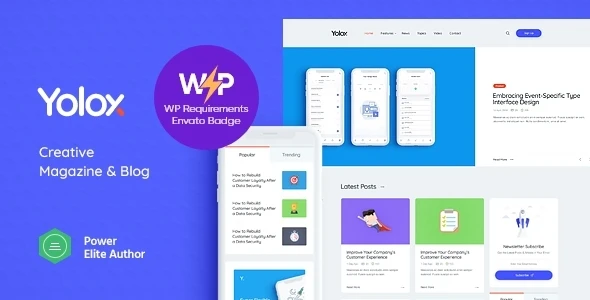 Yolox | Business &amp; Startup Blog WordPress Theme