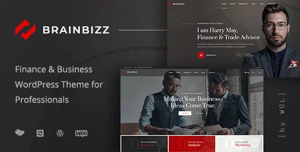BrainBizz – Finance &amp; Business WordPress Theme