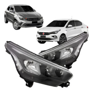 Par Farol Dianteiro Cronos 2017 2018 19 20 21 22 2023 C/ Led